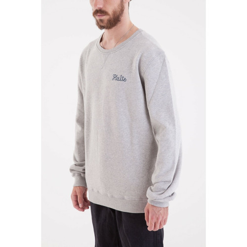 Sweatshirt CORPO SCRIPT gris en coton