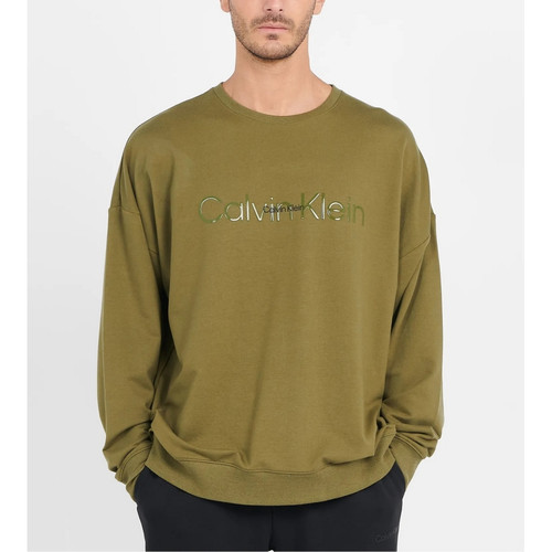 Sweatshirt à manches longues - Vert Calvin Klein Underwear en coton