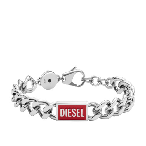 Diesel Bijoux - Bracelet Homme Diesel DX1371040 - Bracelet acier homme