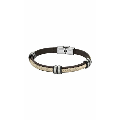 Lotus Style Bijoux - Bracelet Urban Man LS1829-2-6 - Bracelet homme noir