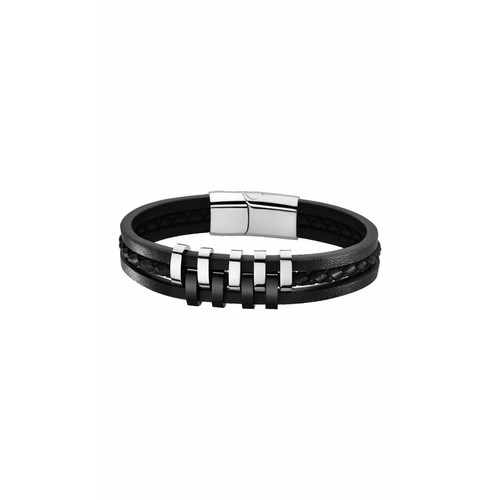 Lotus Style Bijoux - Bracelet Lotus Style LS1838-2-1 - Bracelet homme noir