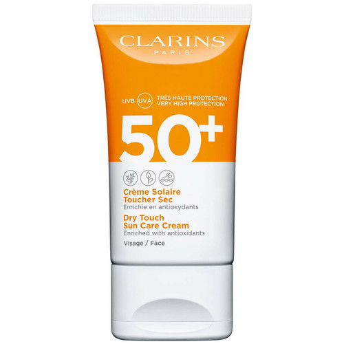 Clarins - CREME SOLAIRE TOUCHER SEC SPF50 VISAGE - Cosmetique clarins