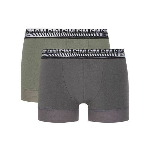 Lot de 2 Boxers 3D FLEX STAY AND FIT X2 - multicolore Dim Underwear en coton