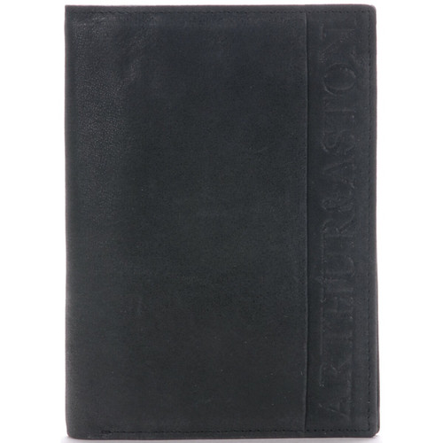 Arthur & Aston - PORTEFEUILLE DEPLIANT 3 VOLETS - Cuir Noir - Porte cartes portefeuille homme