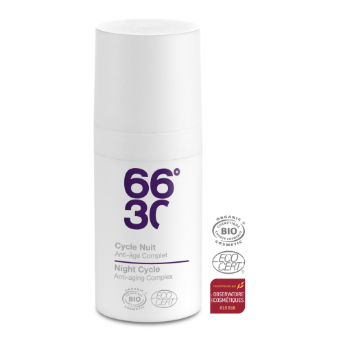 66°30 - Régénérant Visage Cycle Nuit - Anti-Age Bio Complet - Cosmetique homme 66 30