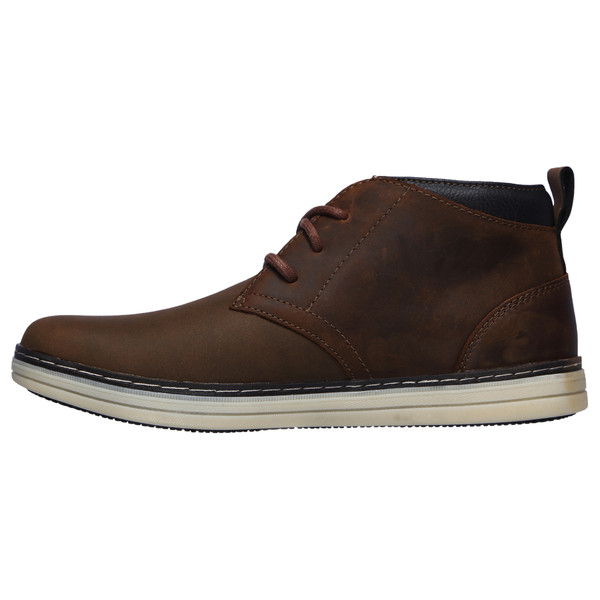 Chaussures oxford HESTION-REGANO marron en cuir