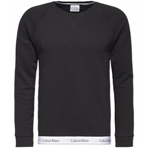 Calvin Klein Underwear - Sweatshirt Pyjama Coton Manches Longues - Col Rond Noir - Calvin klein underwear homme