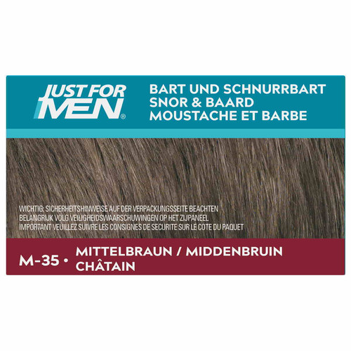 Pack 3 Colorations Barbe - Chatain Moyen Clair Just for Men