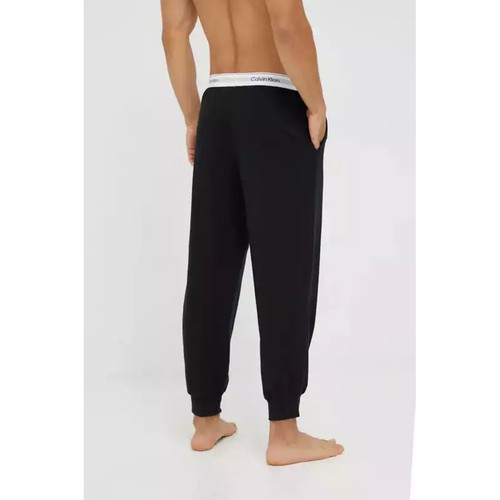 Bas de pyjama - Pantalon jogger - Noir en coton