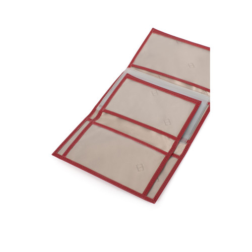Porte-papiers - 3 volets - Cuir de vachette Hexagona