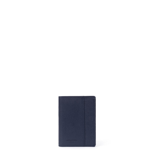 Hexagona - Portefeuille européen Stop RFID Cuir DUO Marine Nash - Porte cartes portefeuille homme