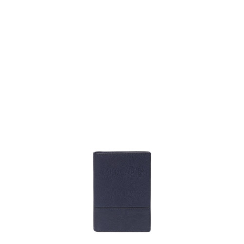 Hexagona - Portefeuille européen Stop RFID Cuir DANDY Marine Nash - Porte cartes portefeuille homme