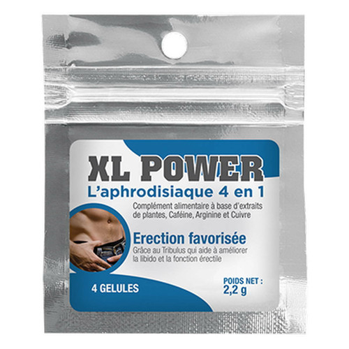 Performance Sexuelle Ameliorée - Xl Power 4 Gélules Labophyto