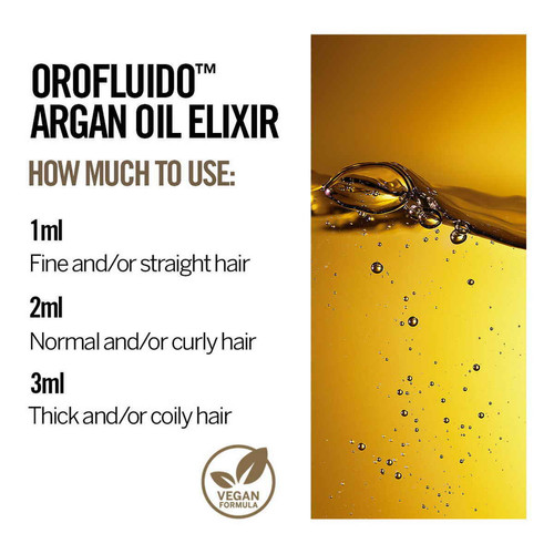 Elixir A L'huile D'argan Cheveux Secs Orofluido? Original Elixir Revlon
