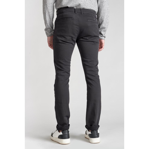 Pantalon chino Jogg Kurt anthracite gris en coton