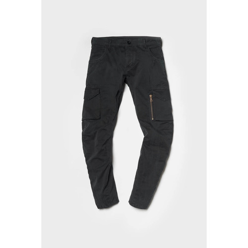 Pantalon cargo Alban noir en coton