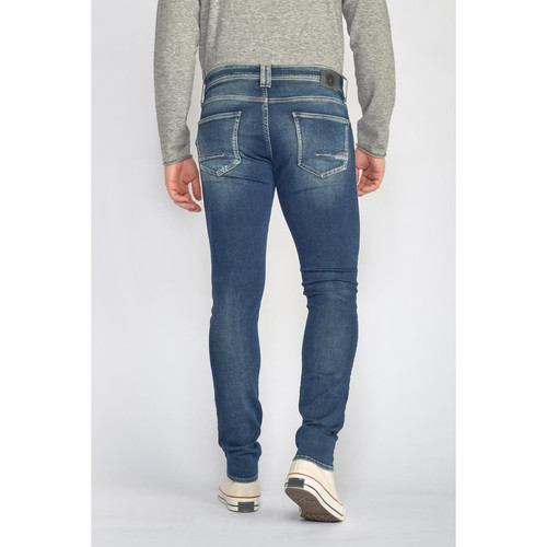 Jeans slim BLUE JOGG 700/11, longueur 34 bleu en coton