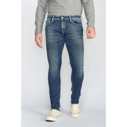 Jeans slim BLUE JOGG 700/11, longueur 34 bleu en coton