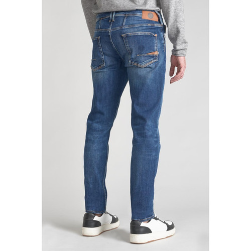 Jeans ajusté 600/17, longueur 34 bleu en coton Otto
