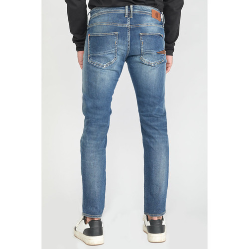 Jeans regular, droit 800/12, longueur 33 bleu en coton Ezra