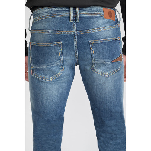 Jeans regular, droit 800/12, longueur 33 bleu en coton Ezra