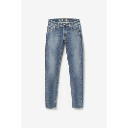 Jeans ajusté BLUE JOGG 700/11, longueur 34 bleu en coton Neal Le Temps des Cerises