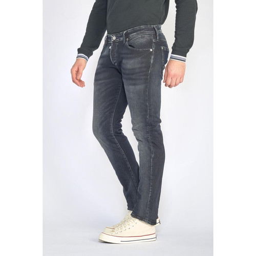 Jeans regular, droit 800/12, longueur 33 bleu en coton Earl Le Temps des Cerises