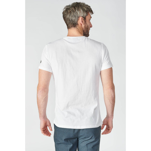 T-shirt Casi blanc imprimé en coton
