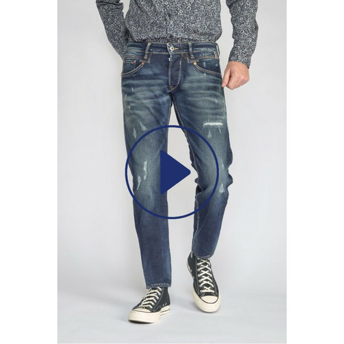 Jeans Skip 700/11 adjusted destroy vintage bleu N°2 en coton