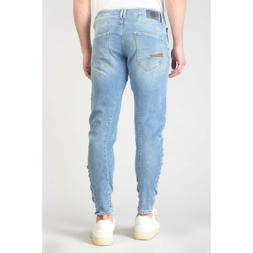 Jeans tapered 900/3G, longueur 34 bleu en coton