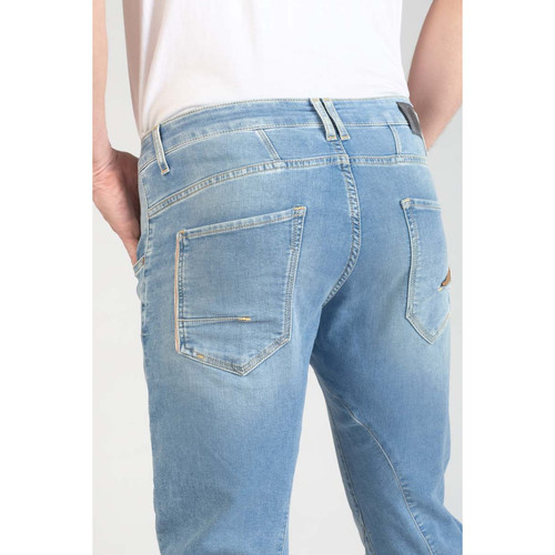 Jeans tapered 900/3G, longueur 34 bleu en coton