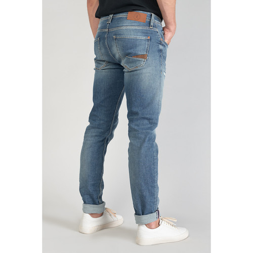 Jeans regular, droit 700/17 relax, longueur 34 bleu en coton Chase
