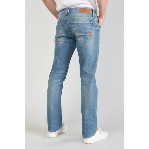 Jeans regular, droit 800/12, longueur 34 bleu en coton Beau