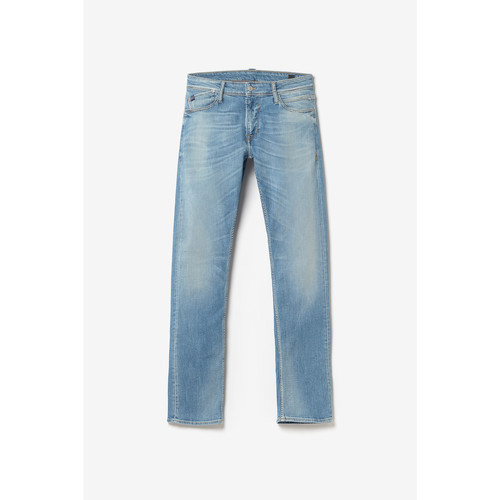 Jeans regular, droit 800/12, longueur 34 bleu en coton Beau