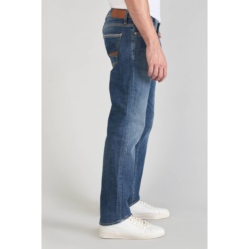 Jeans regular, droit 800/12, longueur 34 bleu en coton Blaine