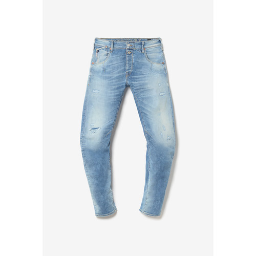 Jeans tapered 903, longueur 34 bleu en coton Tom