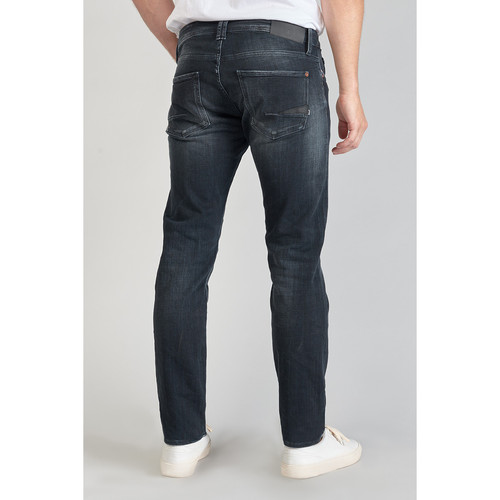 Jeans ajusté stretch 700/11, longueur 34 noir en coton Marc