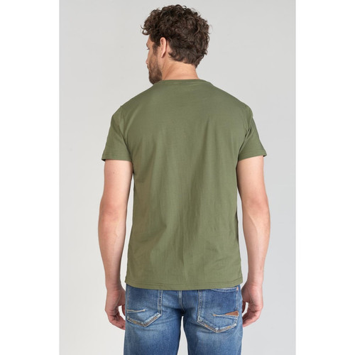 Tee-Shirt MACHIDA vert en coton