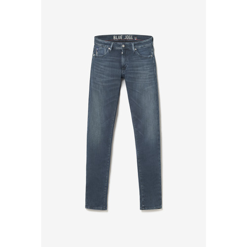 Jeans ajusté BLUE JOGG 700/11, longueur 34 bleu en coton Sean Le Temps des Cerises
