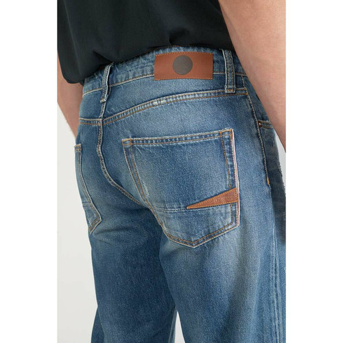Jeans regular, droit 700/20 regular, longueur 34 bleu en coton Milo