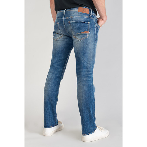 Jeans regular, droit 800/12, longueur 34 bleu en coton Noah