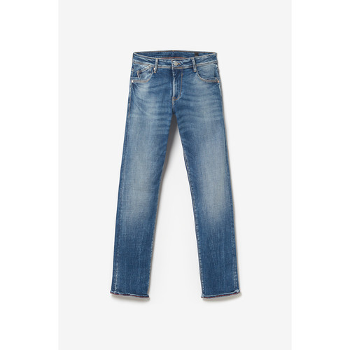 Jeans regular, droit 800/12, longueur 34 bleu en coton Noah