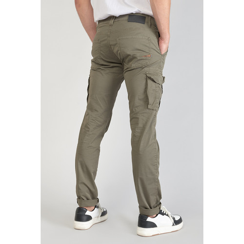Pantalon cargo Lakme kaki vert en coton