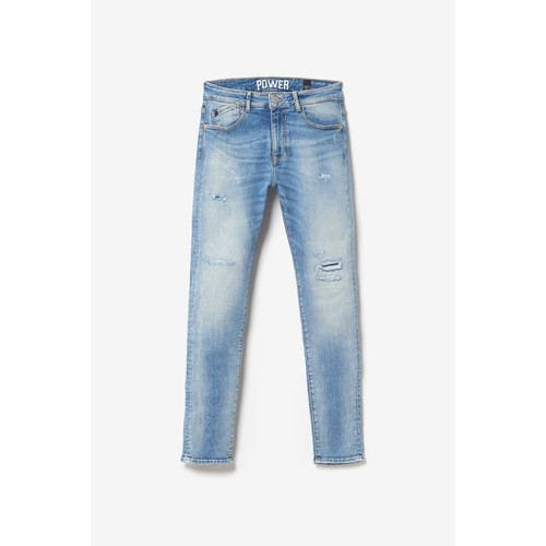 Jeans skinny POWER, 7/8ème bleu en coton Grant