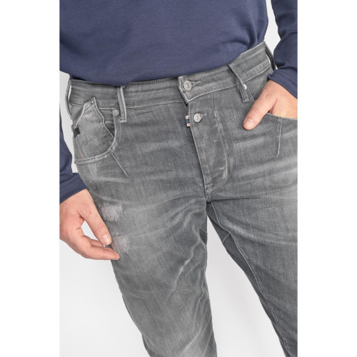 Jeans  900/03 tapered arqué, longueur 34 en coton Reece Le Temps des Cerises