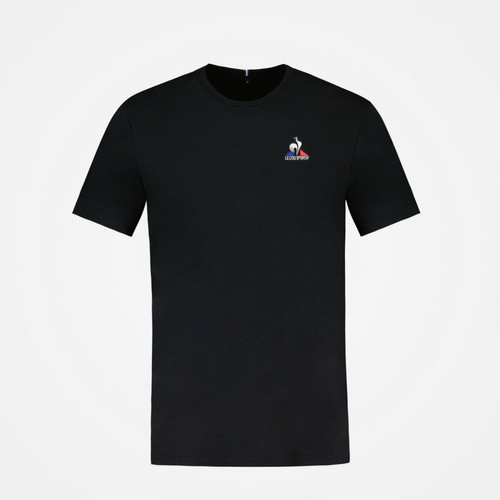T-shirt Homme ESS SS N°4 M Noir en coton