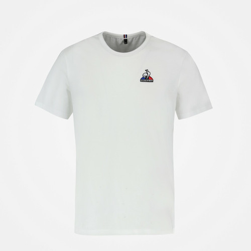 T-shirt Homme ESS SS N°4 M Blanc en coton