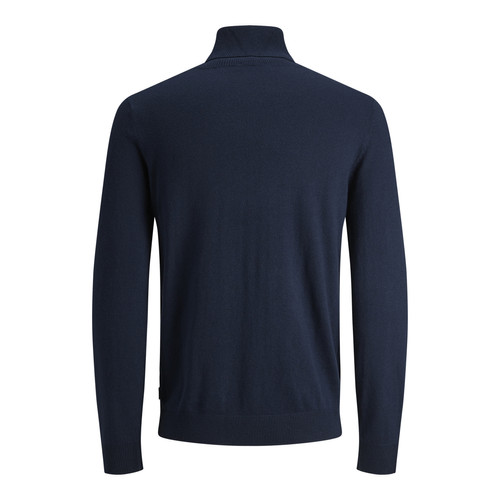 Pull en maille Col tortue Manches longues Bleu Marine