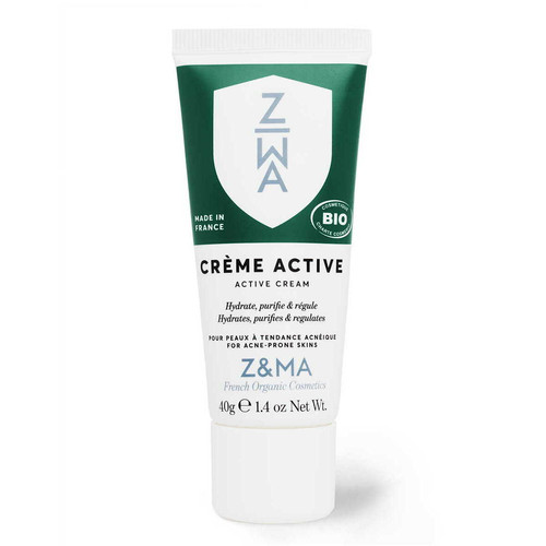 Z&MA - Crème Active - Anti-Imperfections - Soin visage homme peau grasse