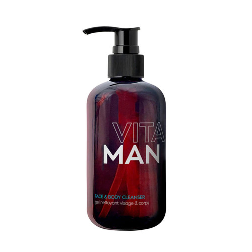 Vitaman - Gel Nettoyant Visage & Corps Vegan - Meilleurs soins visages hommes